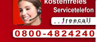 kostenfreies Servicetelefon 0800-4824240